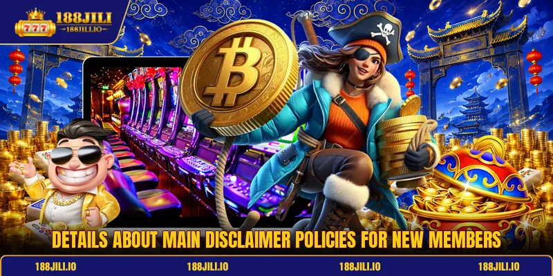 Details about main disclaimer policies for new members
