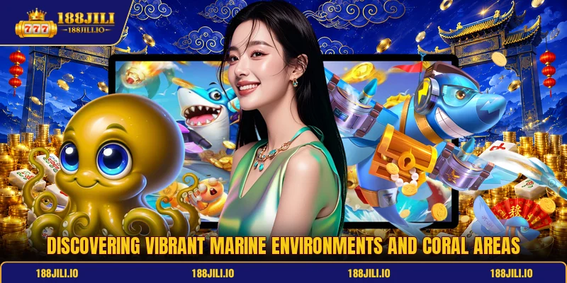 Discovering vibrant marine environments and coral areas