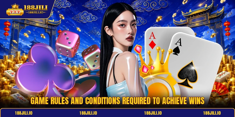 Game rules and conditions required to achieve wins