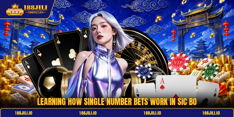 Learning how single number bets work in Sic Bo
