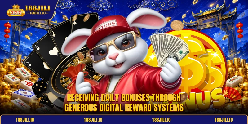 Receiving daily bonuses through generous digital reward systems