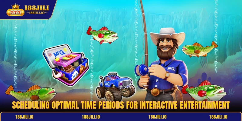 Scheduling optimal time periods for interactive entertainment Scheduling optimal time periods for interactive entertainment