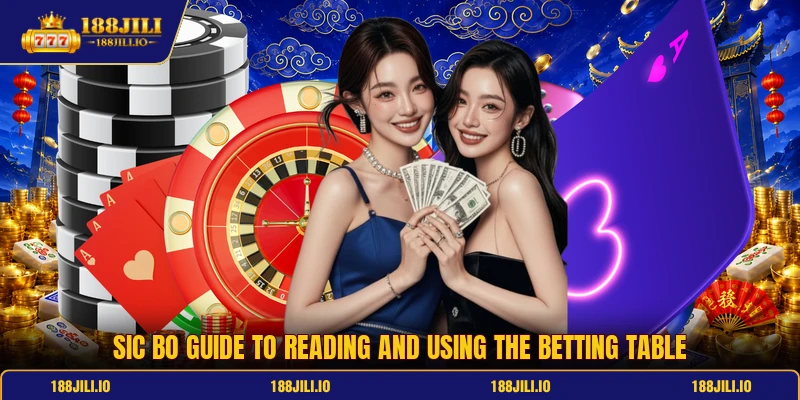 Sic Bo guide to reading and using the betting table