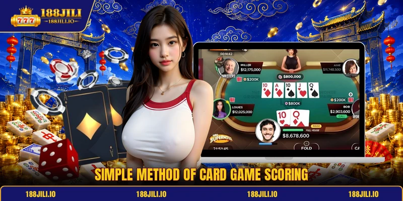 Simple method of card game scoring