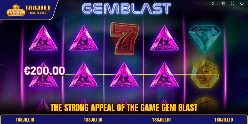 The strong appeal of the game Gem Blast
