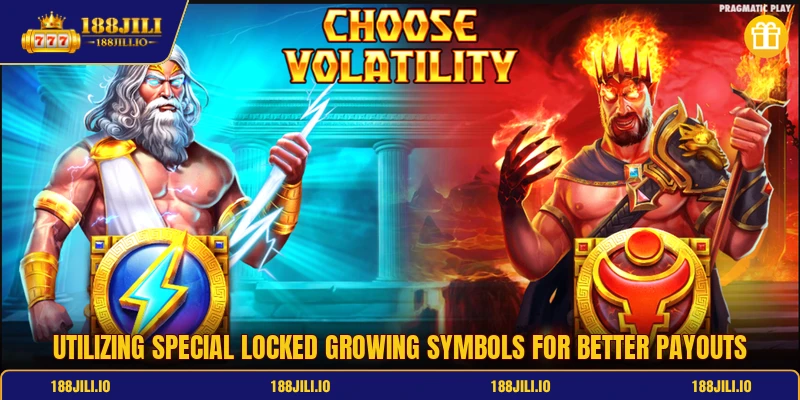 Utilizing special locked growing symbols for better payouts